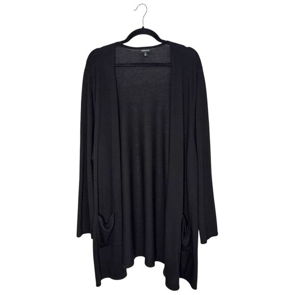 Torrid Women’s 5X Plus Size Cardigan Sweater Black Lightweight Pockets - Picture 1 of 5